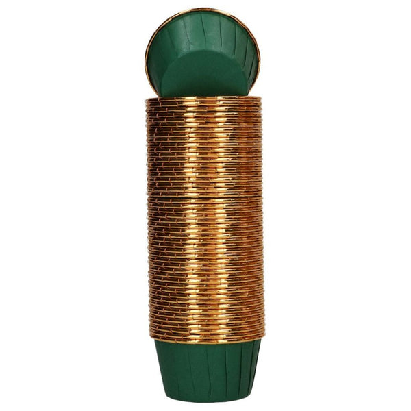 Wilton Dark Green Muffin Cups x 50
