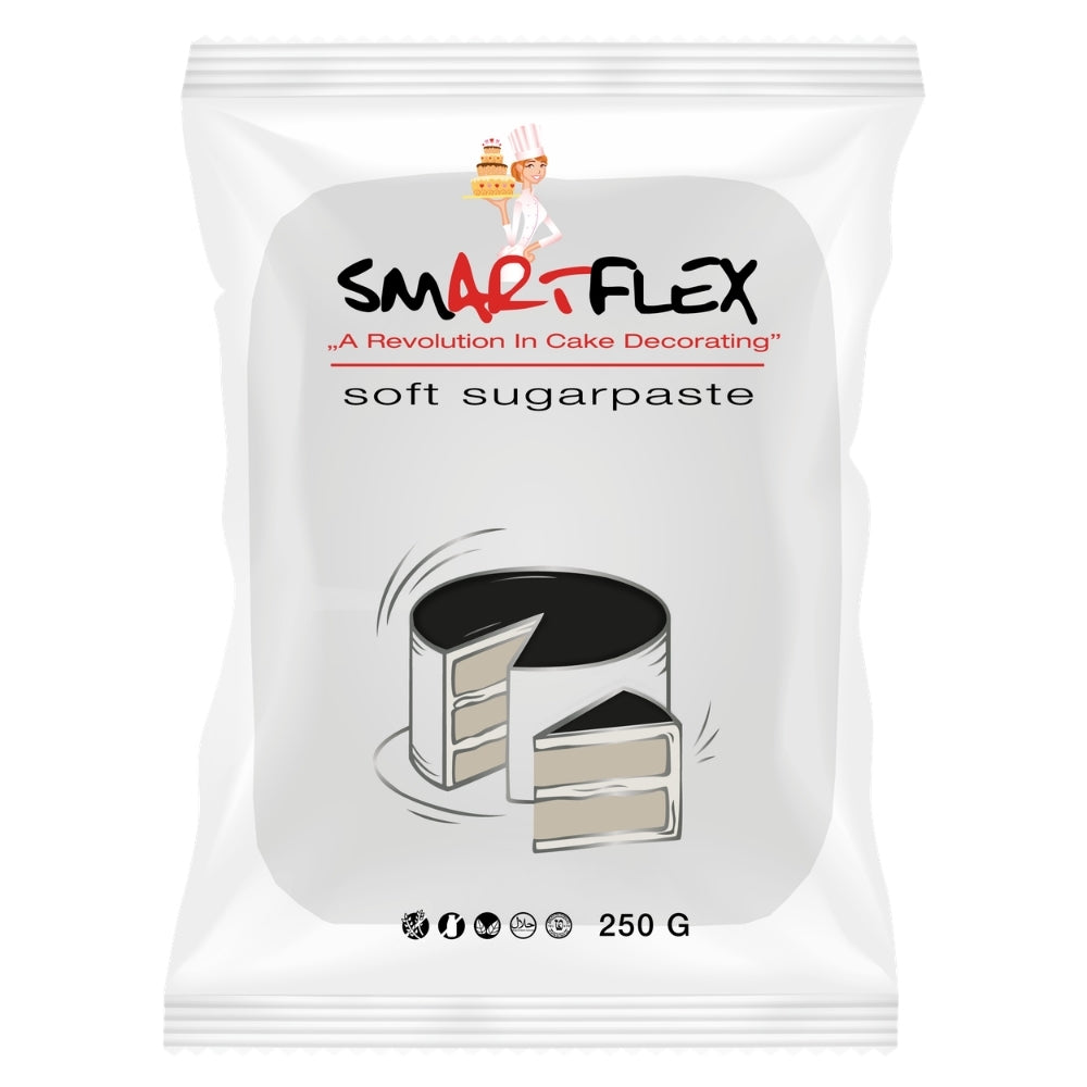 Smartflex Black Vanilla Soft Sugarpaste