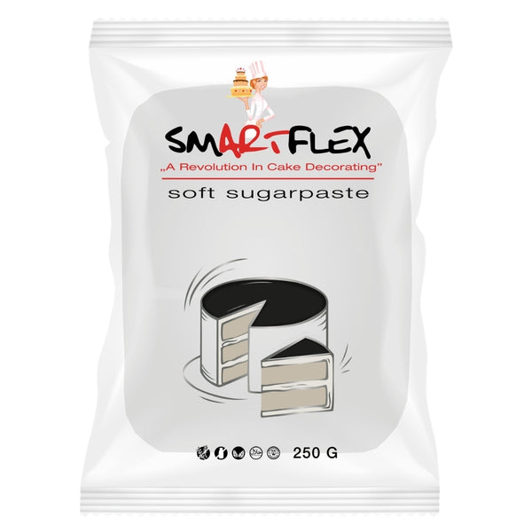 Smartflex Black Vanilla Soft Sugarpaste