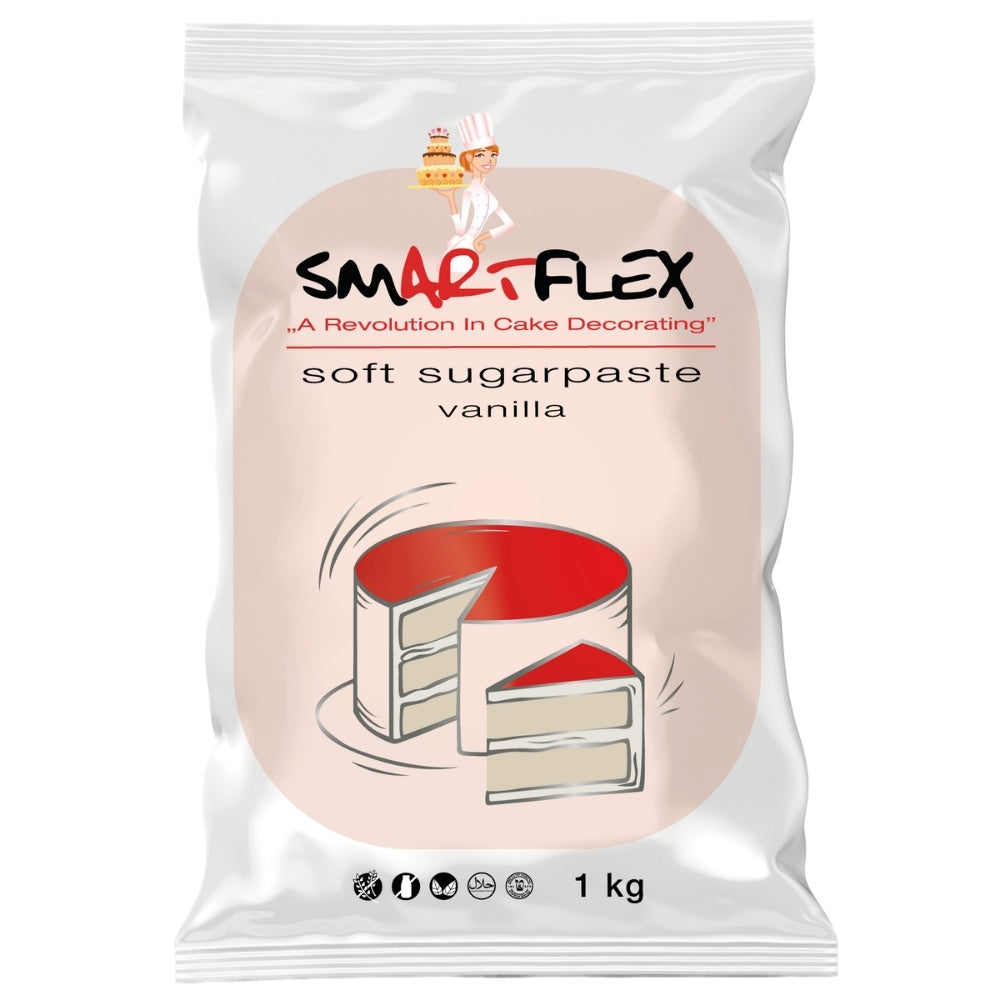 Smartflex Red Vanilla Soft Sugarpaste