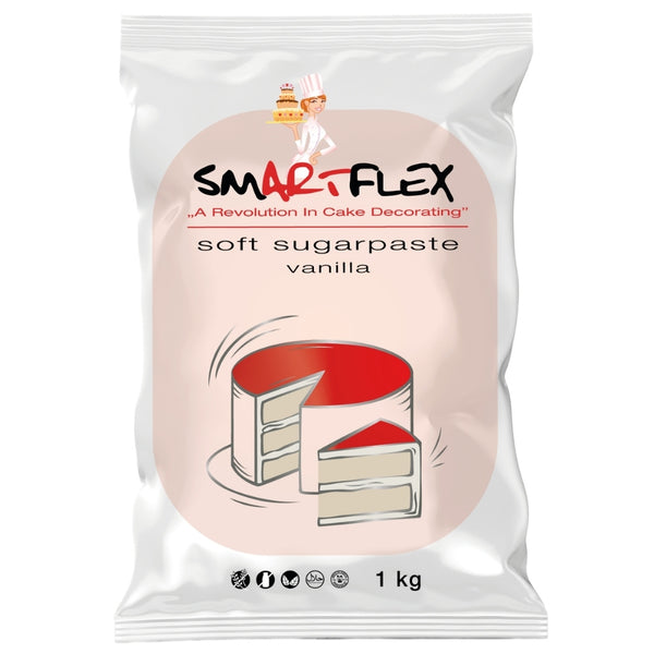 Smartflex Red Vanilla Soft Sugarpaste