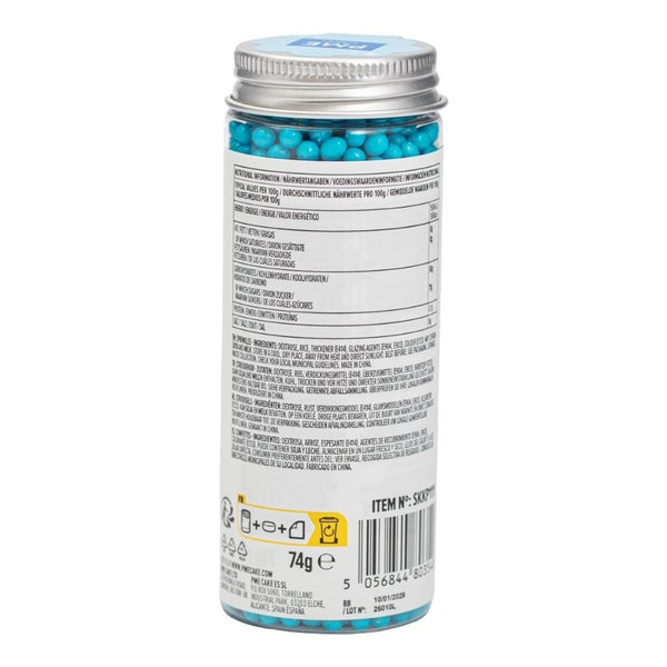 PME 4mm Baby Blue Pearl Sprinkles 74g