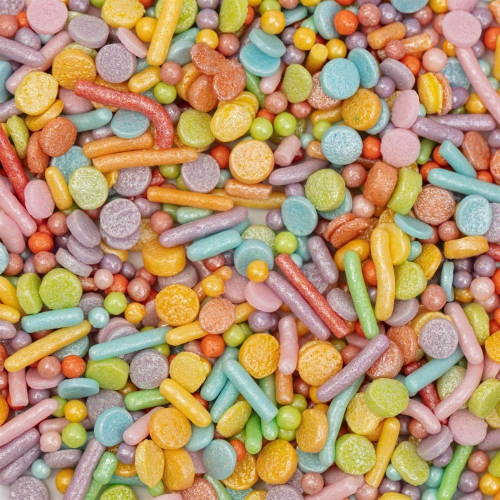 PME Pastel Rainbow Sprinkle Mix 76g