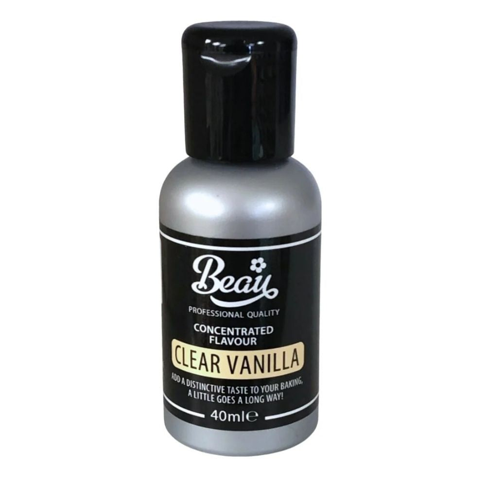 Beau Products Clear Vanilla Food Flavouring 40ml
