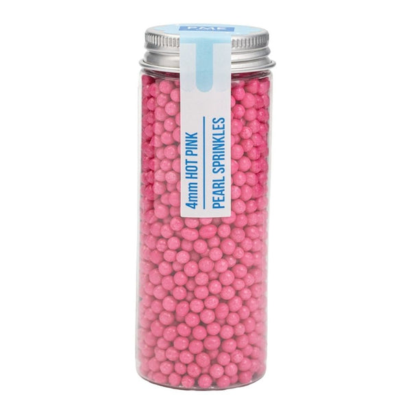 PME 4mm Hot Pink Pearl Sprinkles 74g