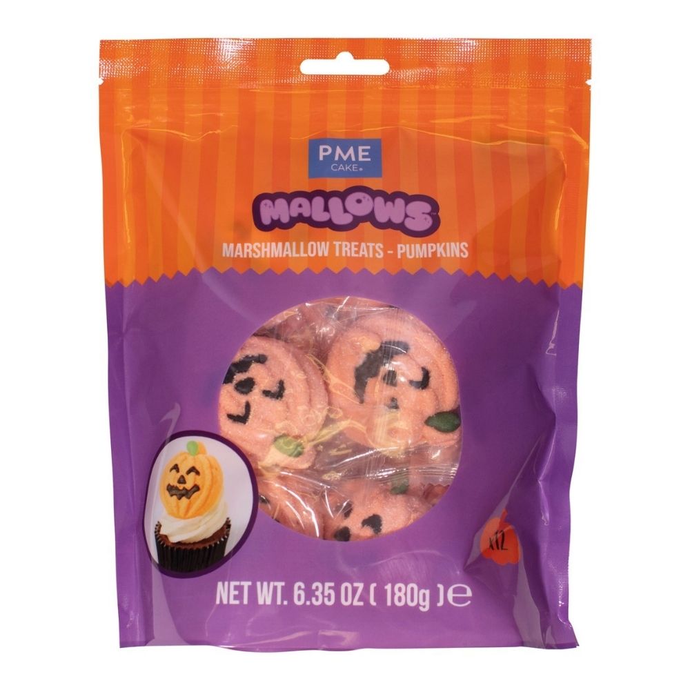 PME Pumpkin Halloween Marshmallows Pack of 12