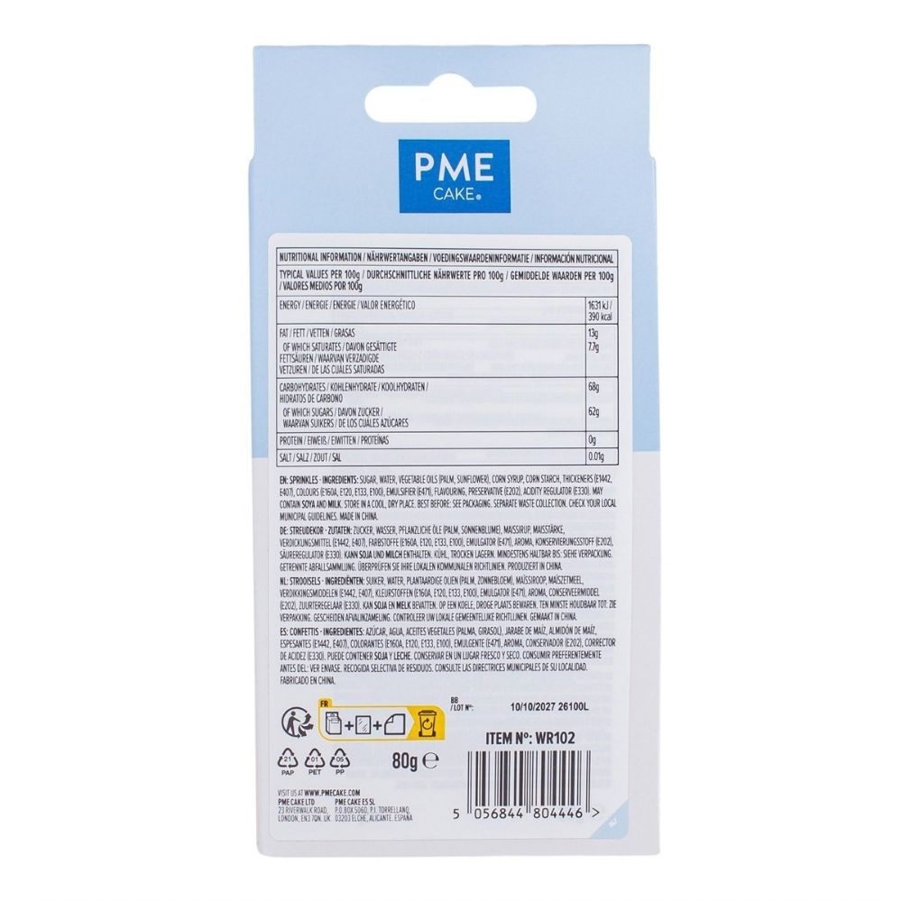 PME Party Colours Writing Icing Set of 4