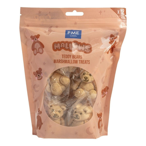 PME Teddy Bear Marshmallows Pack of 12