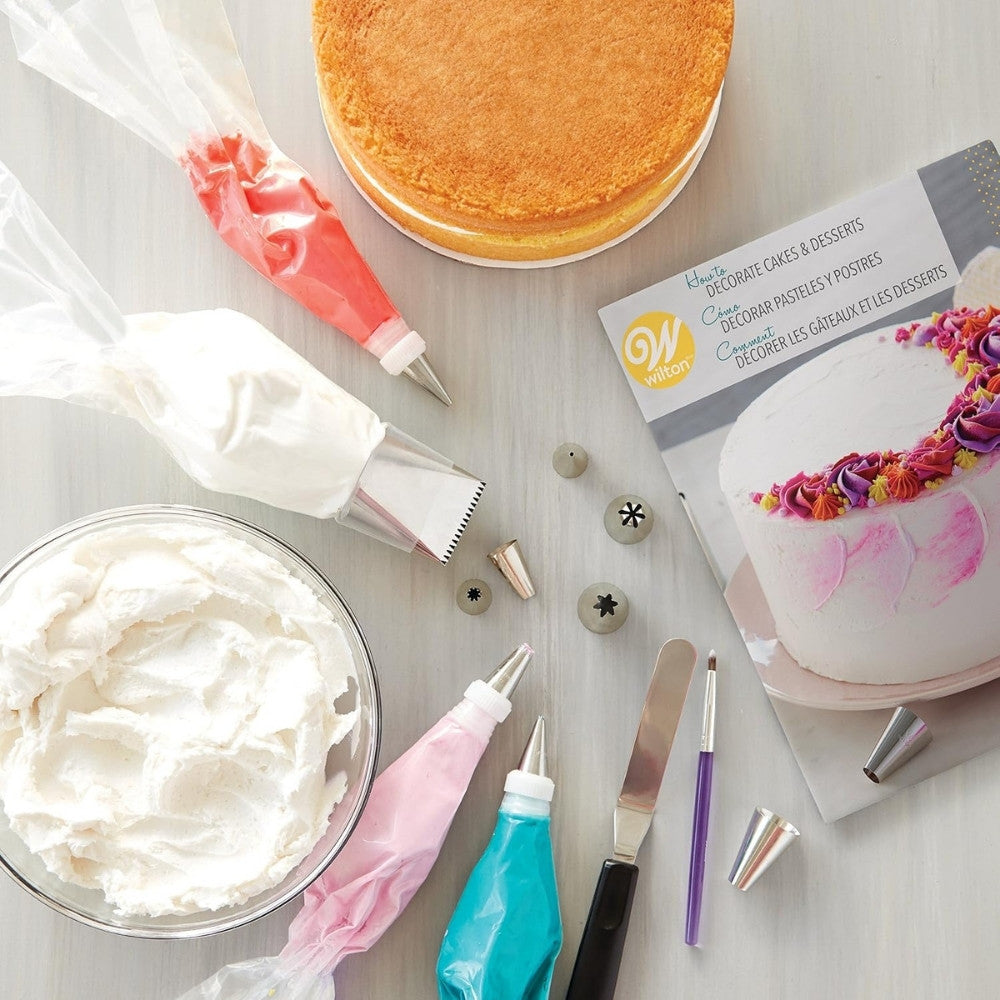Wilton How To Decorate Cakes & Desserts Kit (39 Piece)