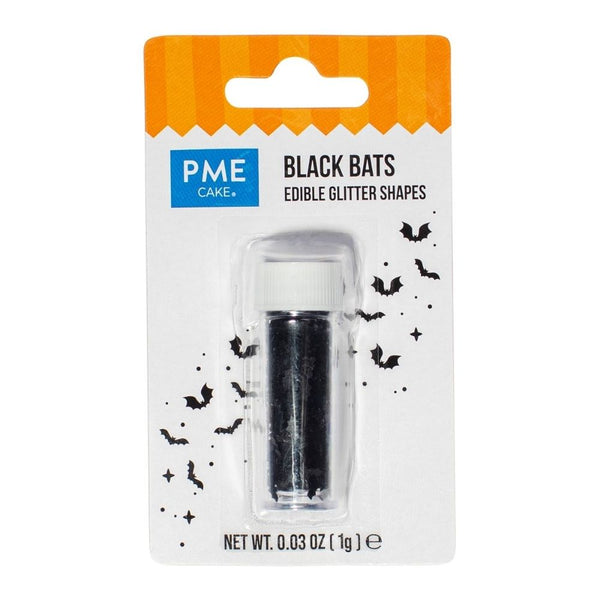 PME Bat Edible Glitter Shapes 1g