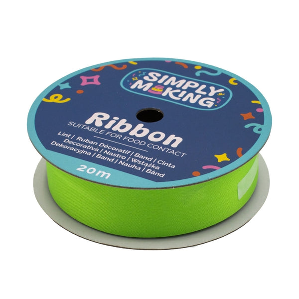 Simply Making Lime Green Food-Safe Ribbon x 20 Metres