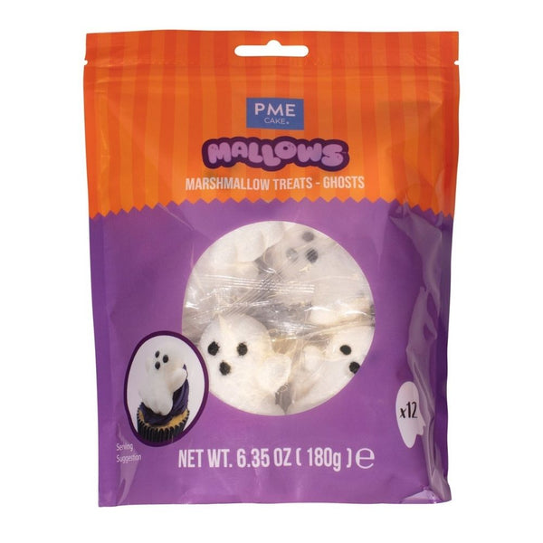 PME Ghost Halloween Marshmallows Pack of 12