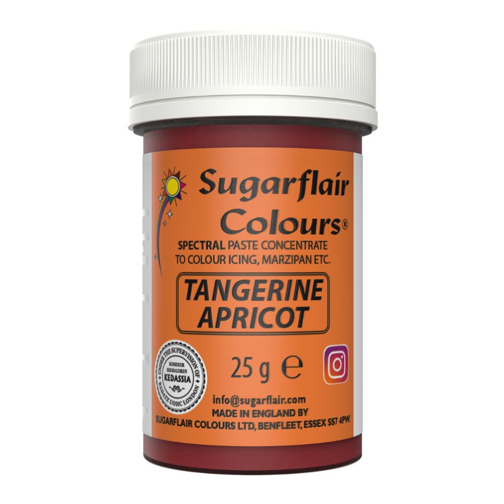 Sugarflair Tangerine/Apricot - Spectral Paste Concentrate Food Colouring