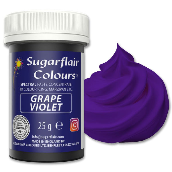 Sugarflair Grape Violet - Spectral Paste Concentrate Food Colouring