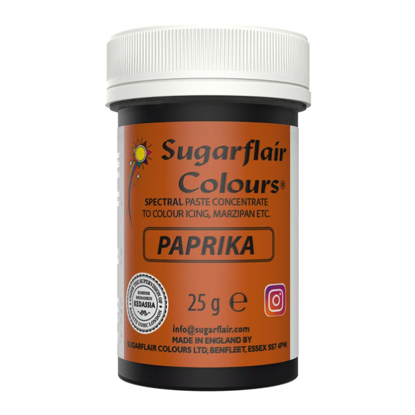 Sugarflair Paprika - Spectral Paste Concentrate Food Colouring 25g