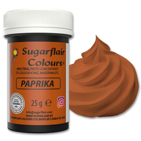 Sugarflair Paprika - Spectral Paste Concentrate Food Colouring 25g
