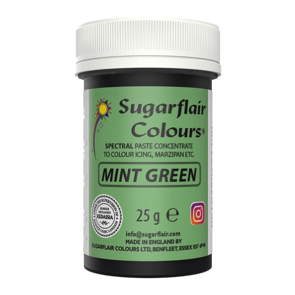 Sugarflair Mint Green - Spectral Paste Concentrate Food Colouring 25g