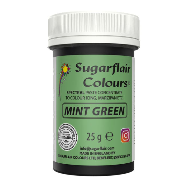 Sugarflair Mint Green - Spectral Paste Concentrate Food Colouring 25g