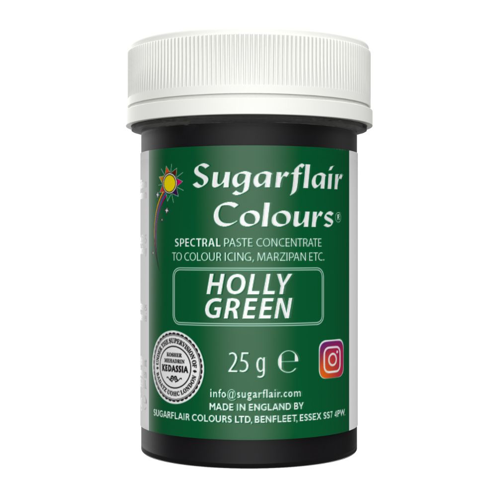 Sugarflair Holly Green - Spectral Paste Concentrate Food Colouring 25g