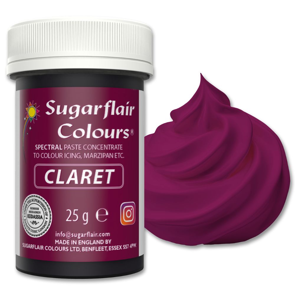 Sugarflair Claret - Spectral Paste Concentrate Food Colouring