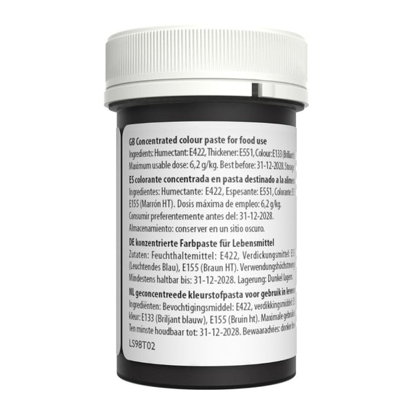 Sugarflair Dark Brown - Spectral Paste Concentrate Food Colouring