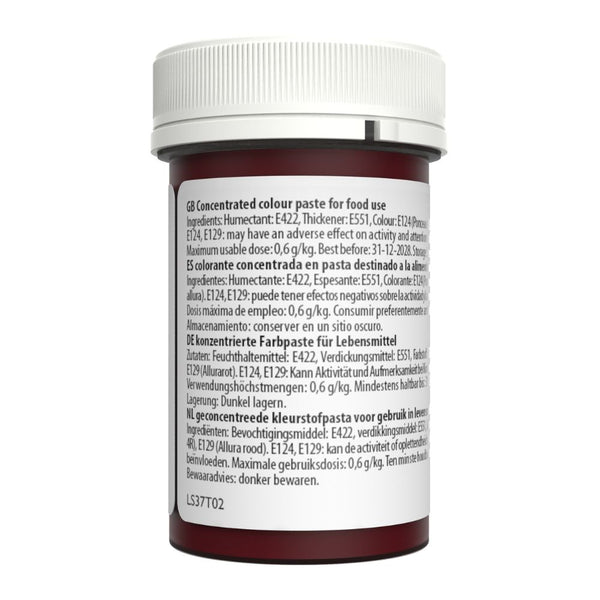 Sugarflair Christmas Red - Spectral Paste Concentrate Food Colouring