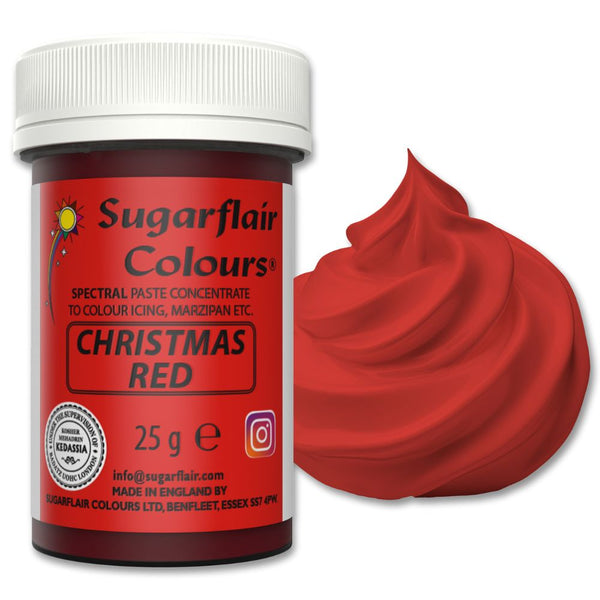 Sugarflair Christmas Red - Spectral Paste Concentrate Food Colouring