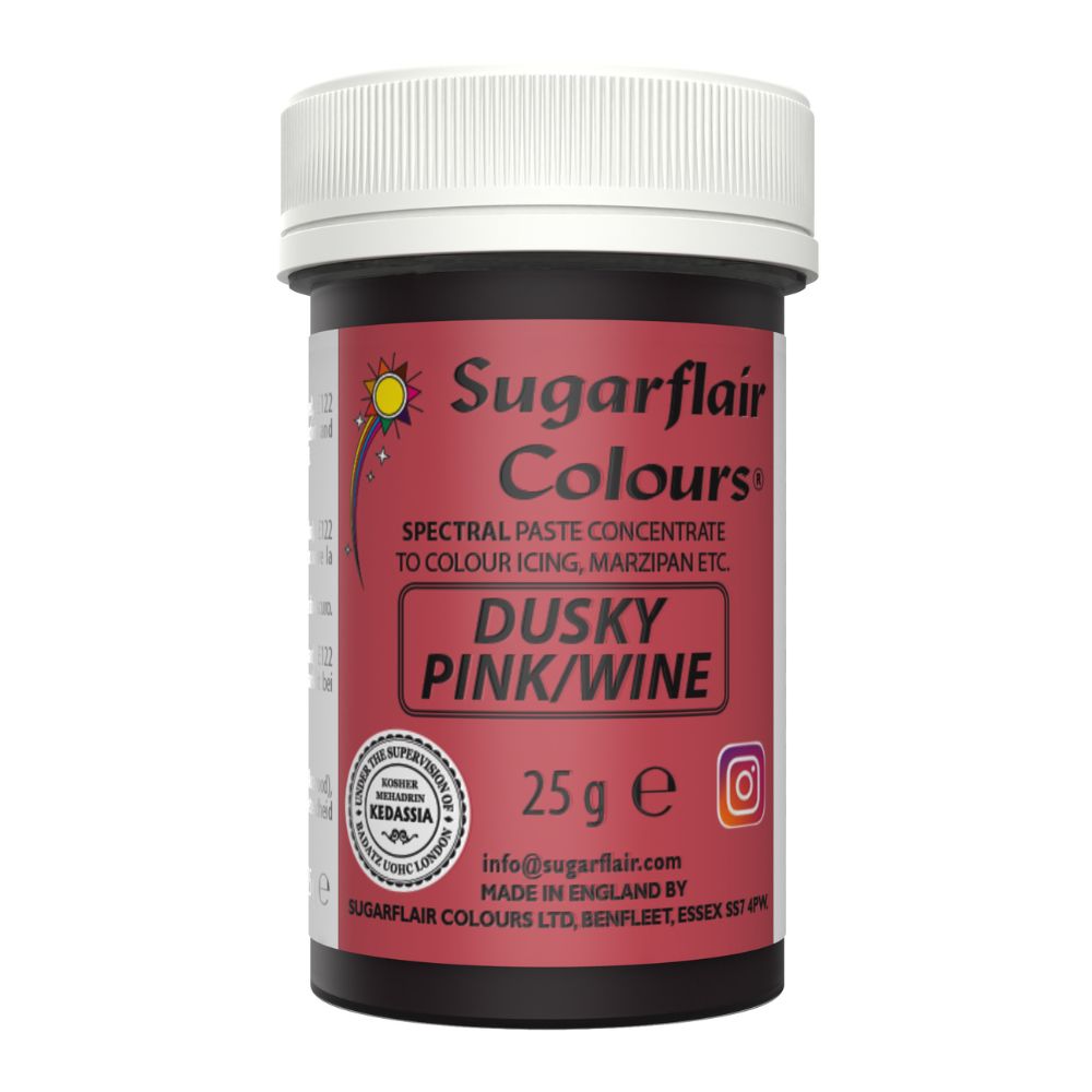 Sugarflair Dusky Pink Wine - Spectral Paste Concentrate Food Colouring 25g