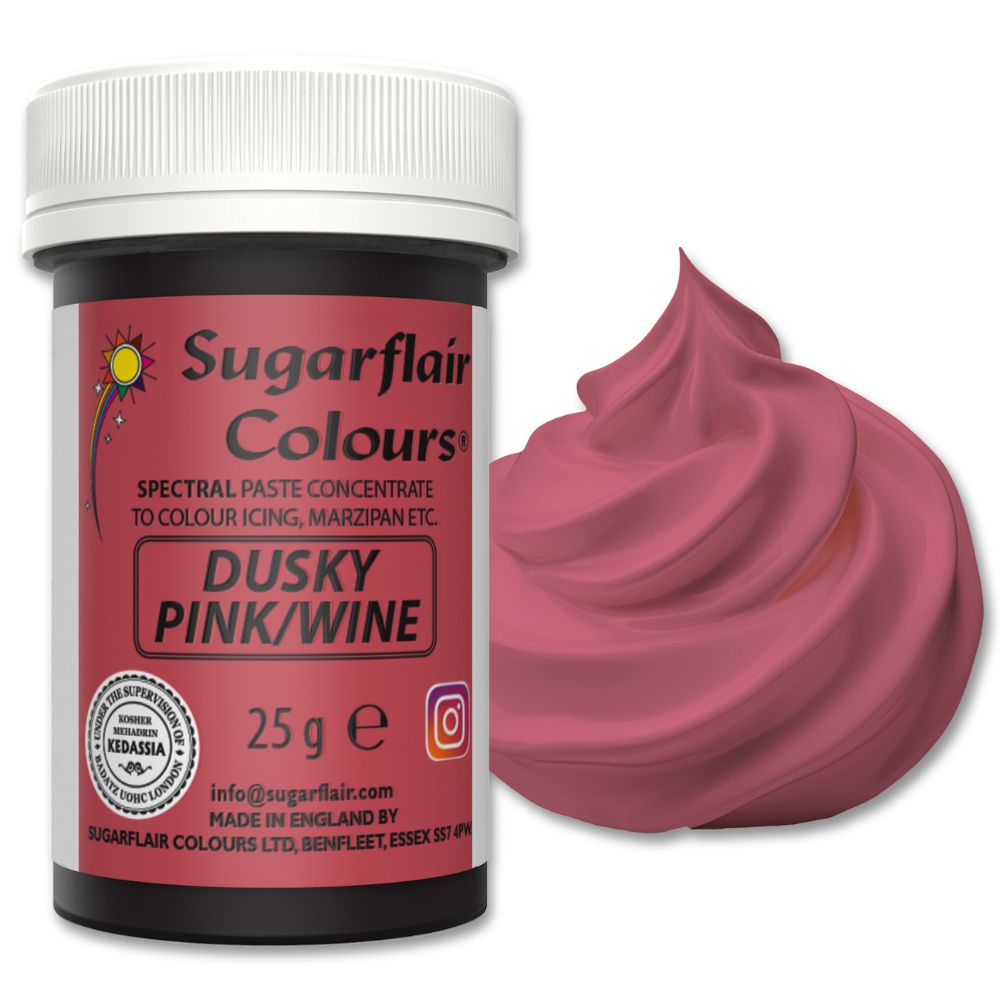Sugarflair Dusky Pink Wine - Spectral Paste Concentrate Food Colouring 25g