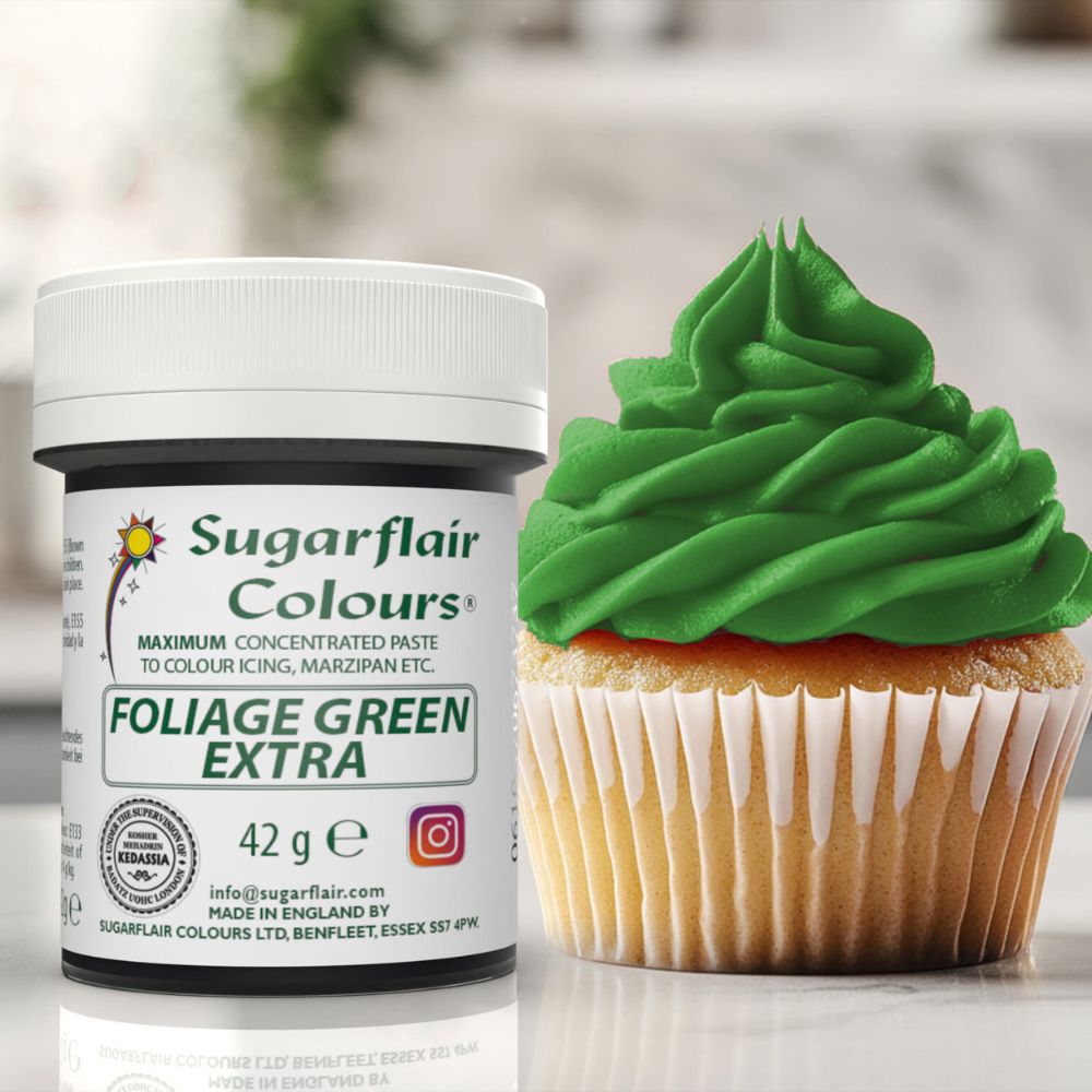 Sugarflair Foliage Green Extra - Max Concentrated Food Colouring Paste