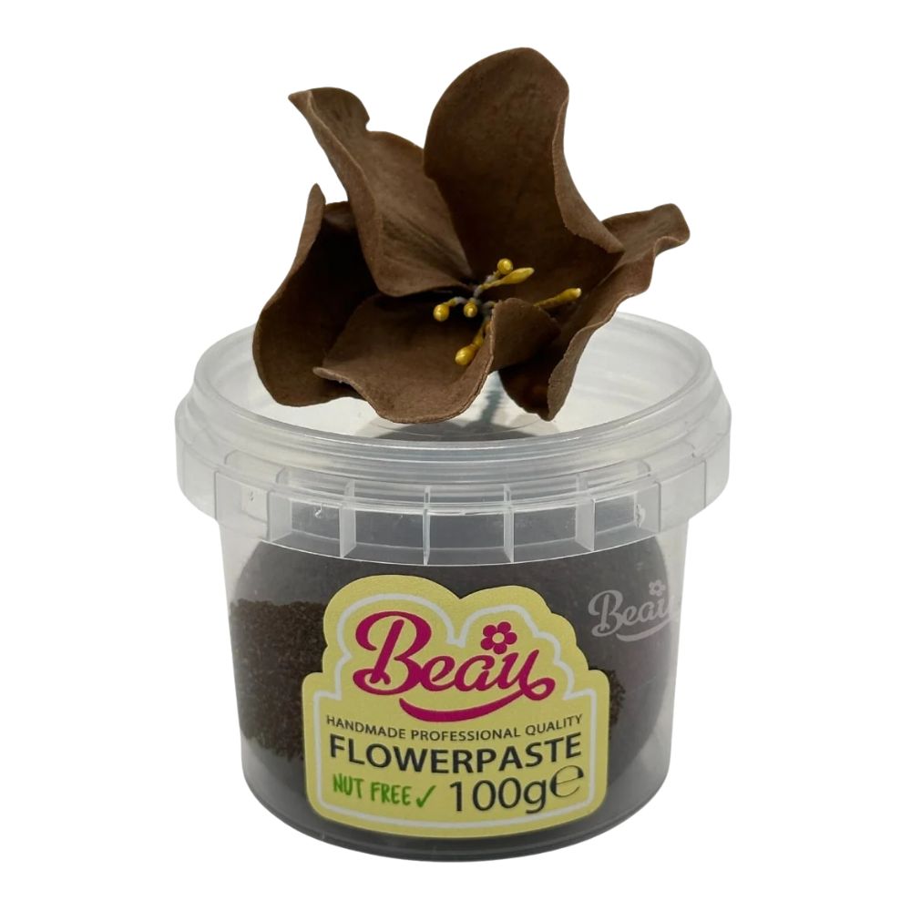 Beau Products Chocolate Brown Flower Paste 100g