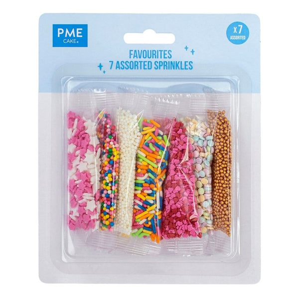 PME Favourites Assorted Sprinkles Set of 7