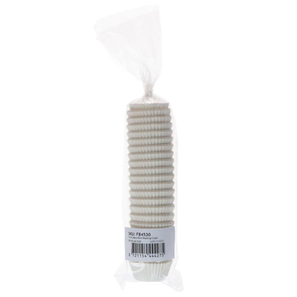 FunCakes White - Mini Baking Cups