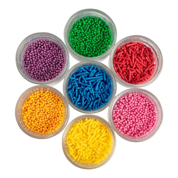 PME Rainbow Assorted Sprinkles Set of 7