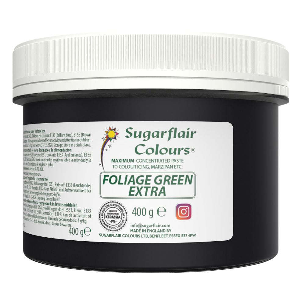 Sugarflair Foliage Green Extra - Max Concentrated Food Colouring Paste