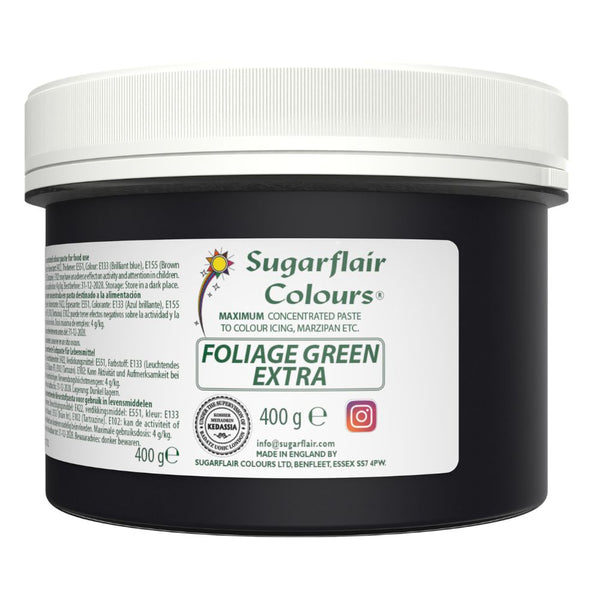 Sugarflair Foliage Green Extra - Max Concentrated Food Colouring Paste