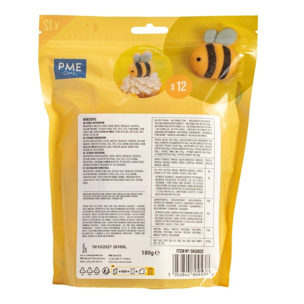PME Bumble Bee Marshmallows Pack of 12
