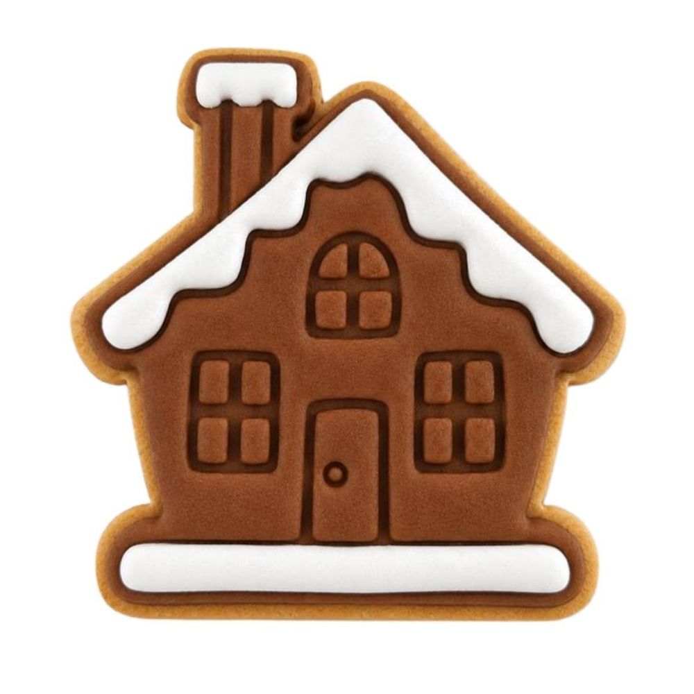 Wilton Gingerbread House Cookie Cutter With Stamp 7.5cm