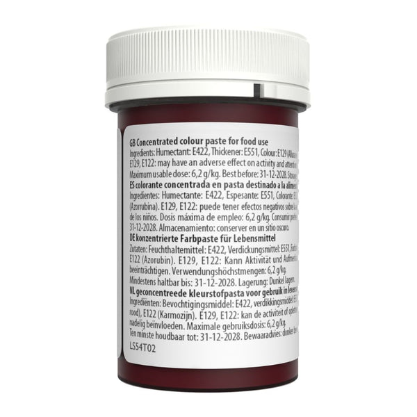 Sugarflair Ruby - Spectral Paste Concentrate Food Colouring 25g