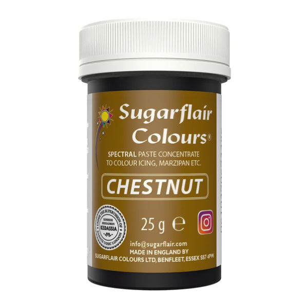 Sugarflair Chestnut - Spectral Paste Concentrate Food Colouring 25g