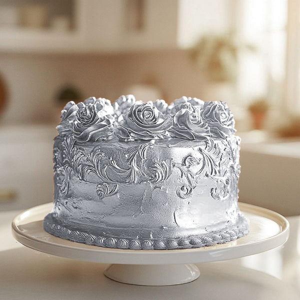 Sugarflair Satin Silver - Edible Lustre Dust 2g