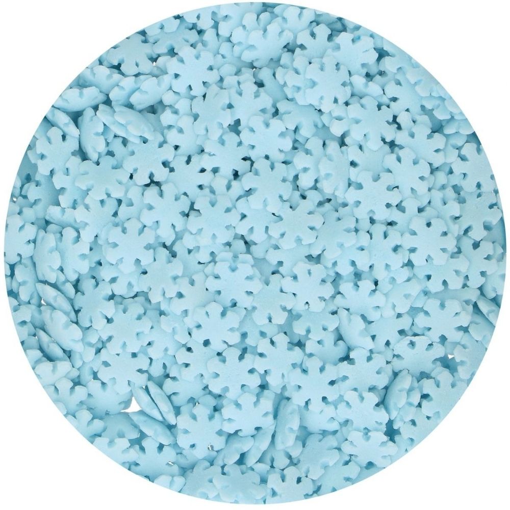 FunCakes Blue Snowflake Sprinkles 50g