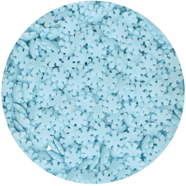 FunCakes Blue Snowflake Sprinkles 50g