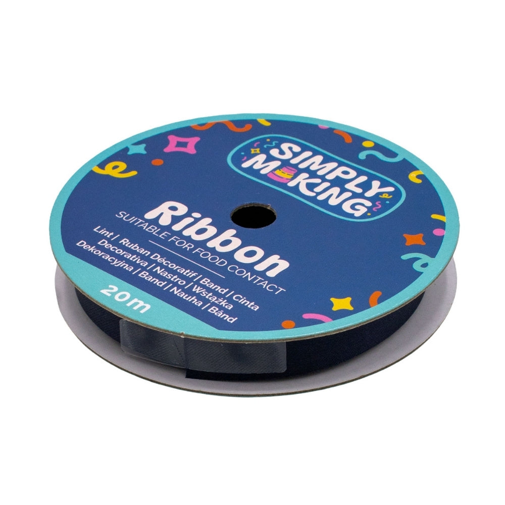 Simply Making Navy Food-Safe Ribbon x 20 Metres