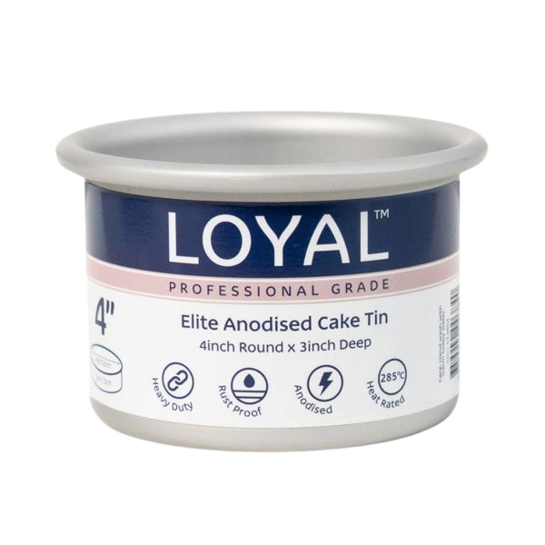 Loyal 3" Deep Round Elite Anodised Cake Tin
