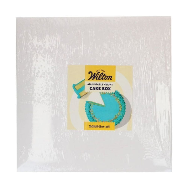 Wilton Height Adjustable White Cake Box