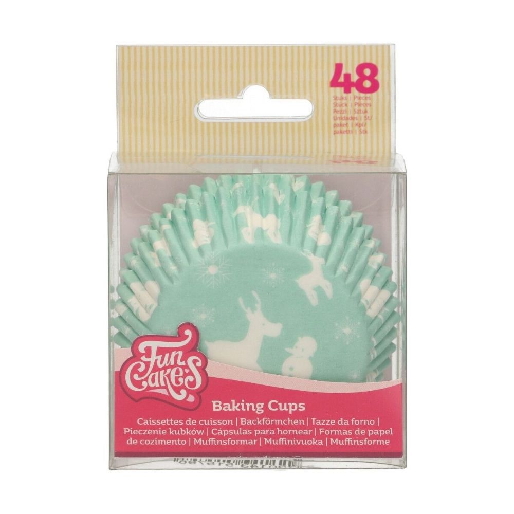 FunCakes Winter Wonderland Baking Cups x 48