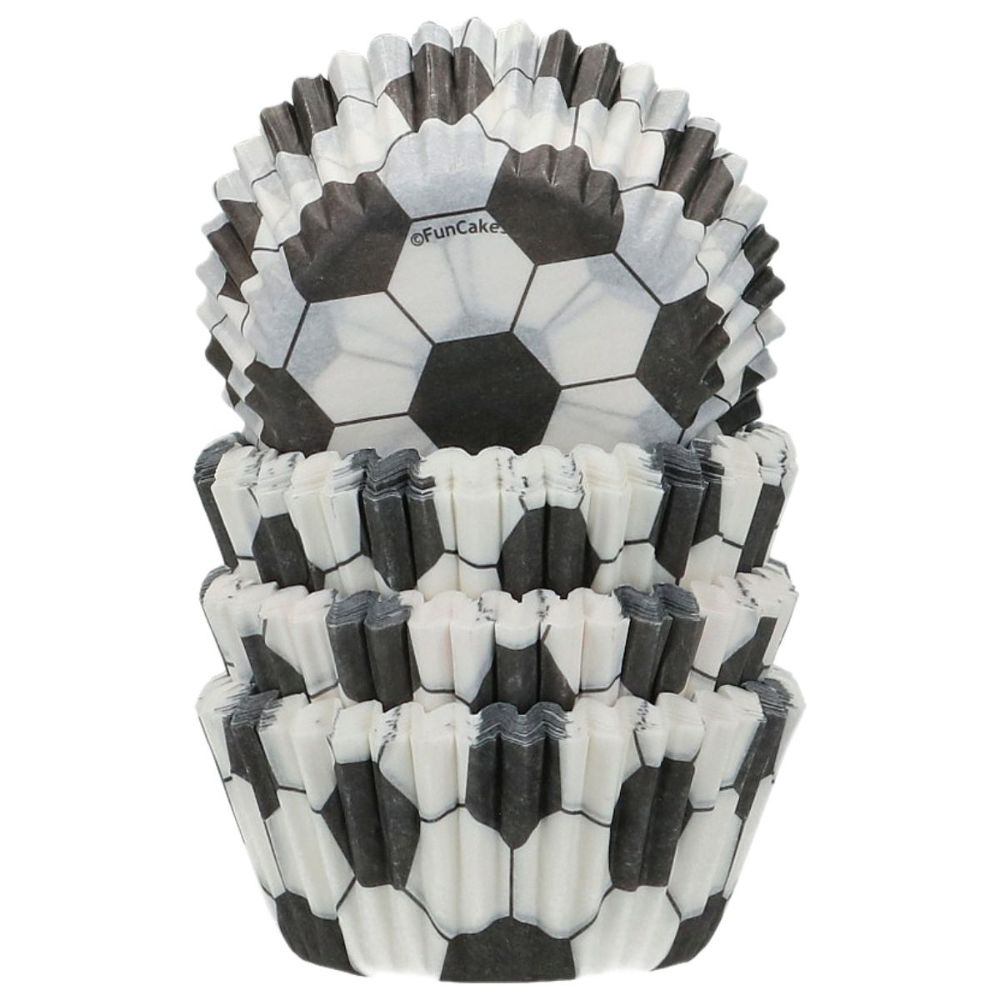 FunCakes Football - Mini Baking Cups x 100