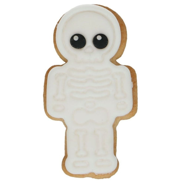 Wilton Skeleton Cookie Cutter With Stamp 7.5cm