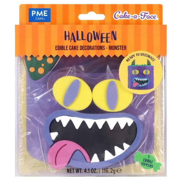 PME Monster Halloween Edible Cake Decorations Set of 5